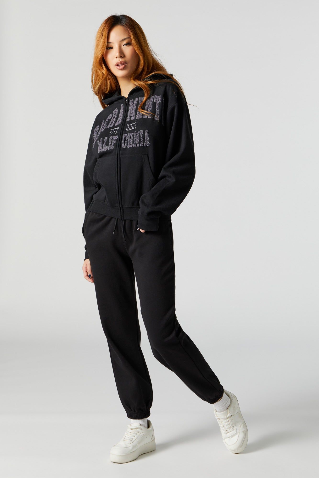 Black Everyday Fleece Jogger sold by Urban Planet
