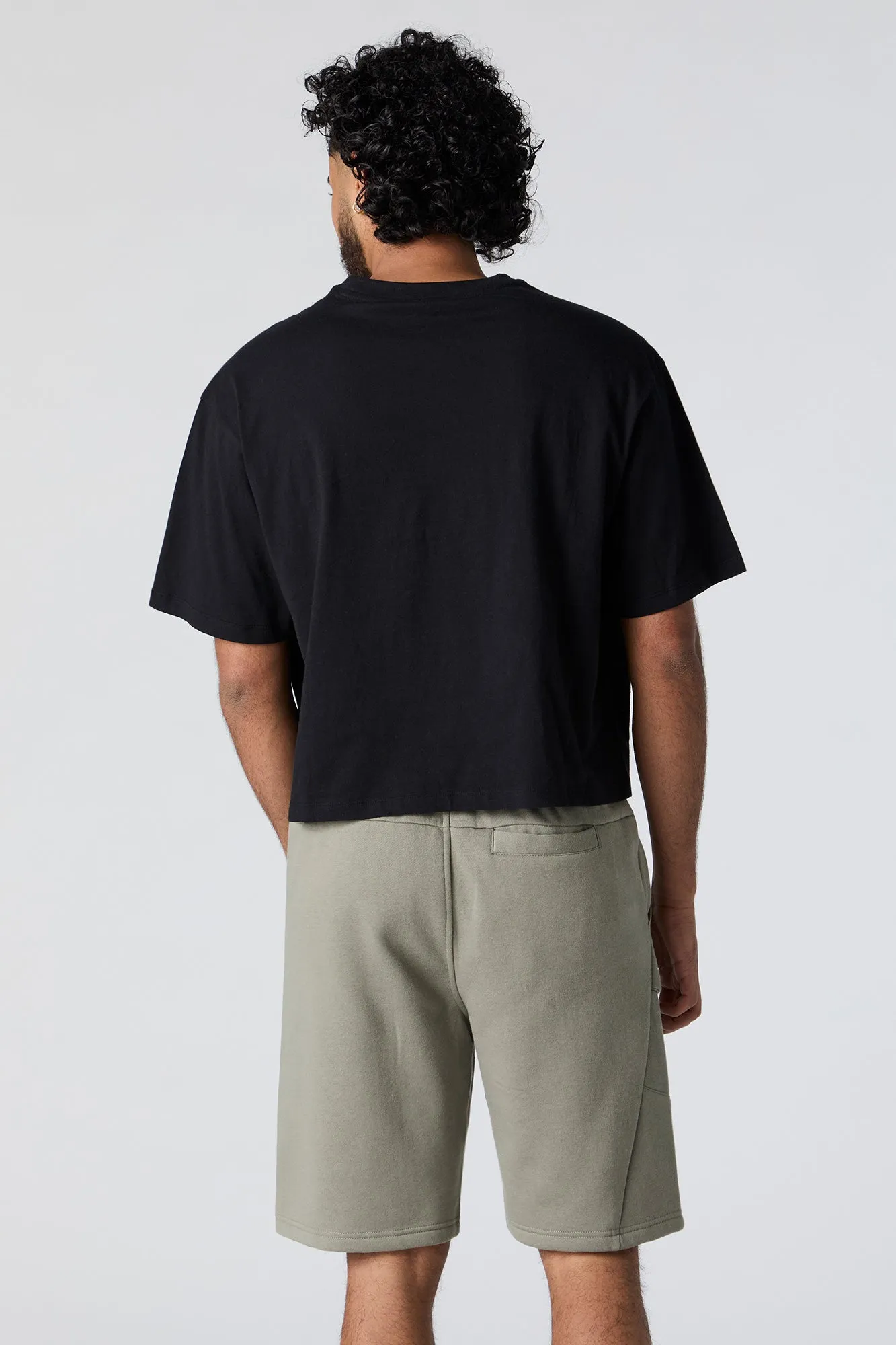 Single Cargo Pocket Fleece Short sold by Urban Planet product image thumbnail 2