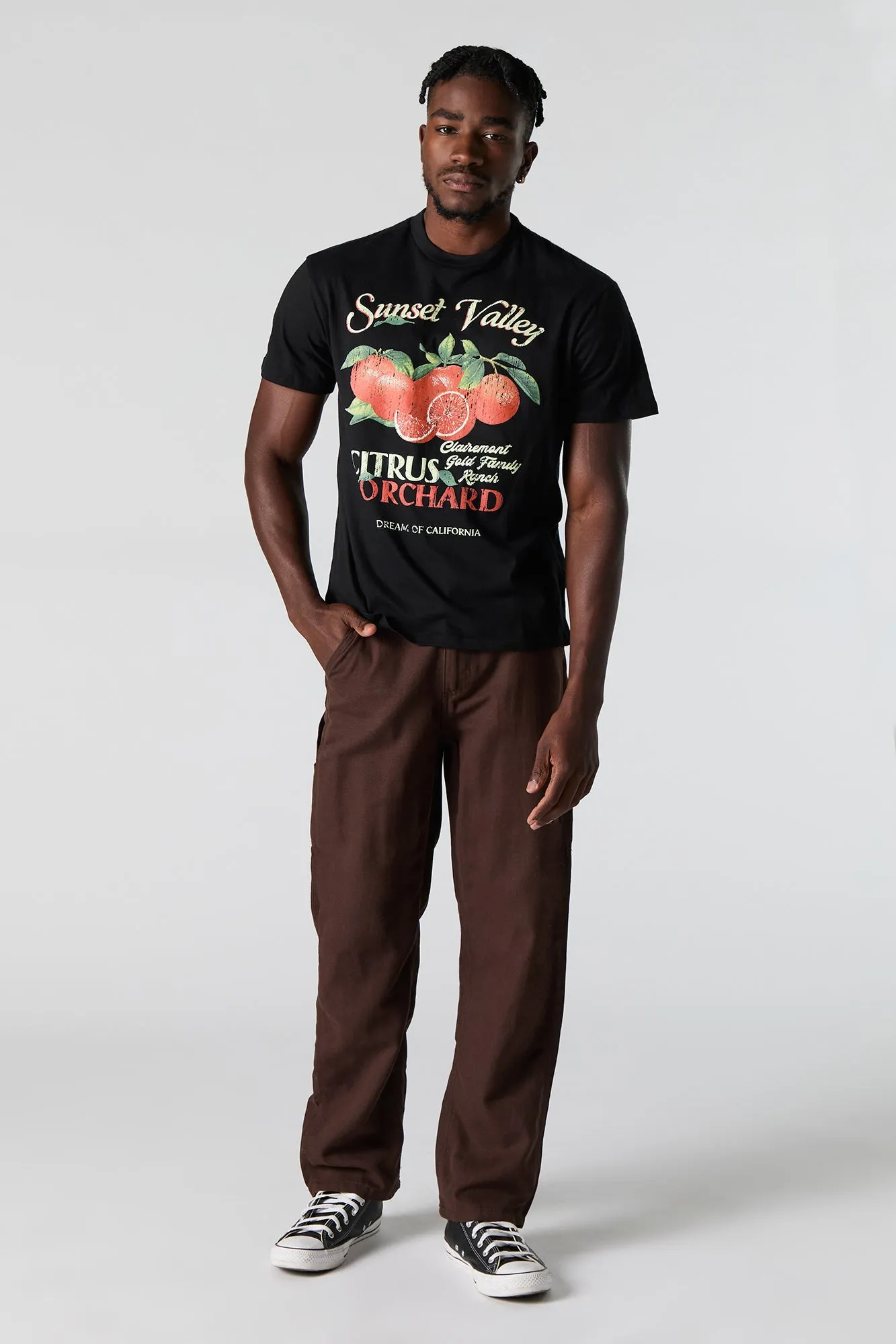 Sunset Valley Graphic T-Shirt sold by Urban Planet product image thumbnail 2