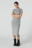 Robe t-shirt ras du cou midi moulante sold by Urban Planet