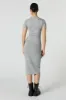 Robe t-shirt ras du cou midi moulante sold by Urban Planet