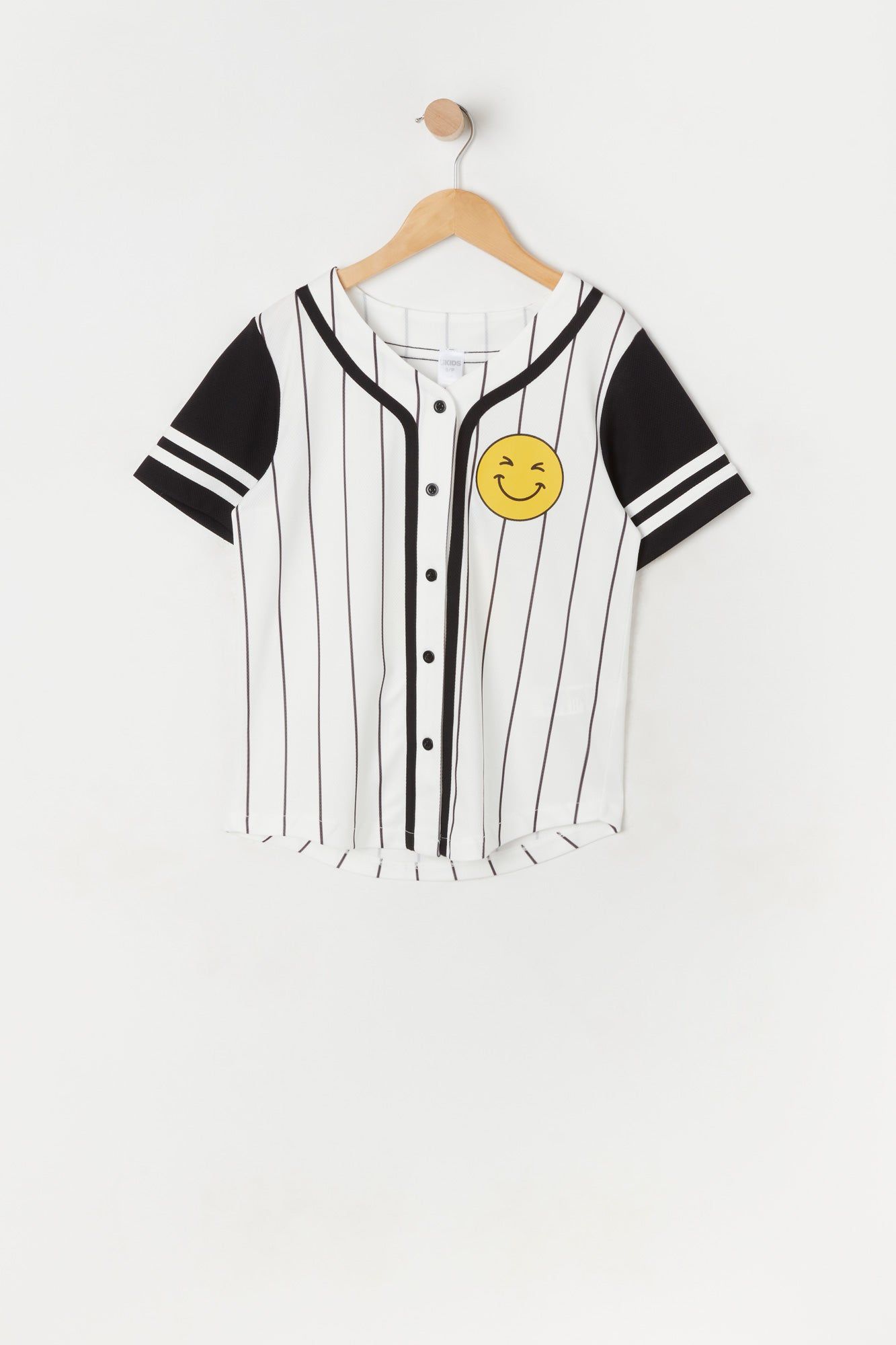 Girls Smiley Face Baseball Jersey sold by Urban Planet