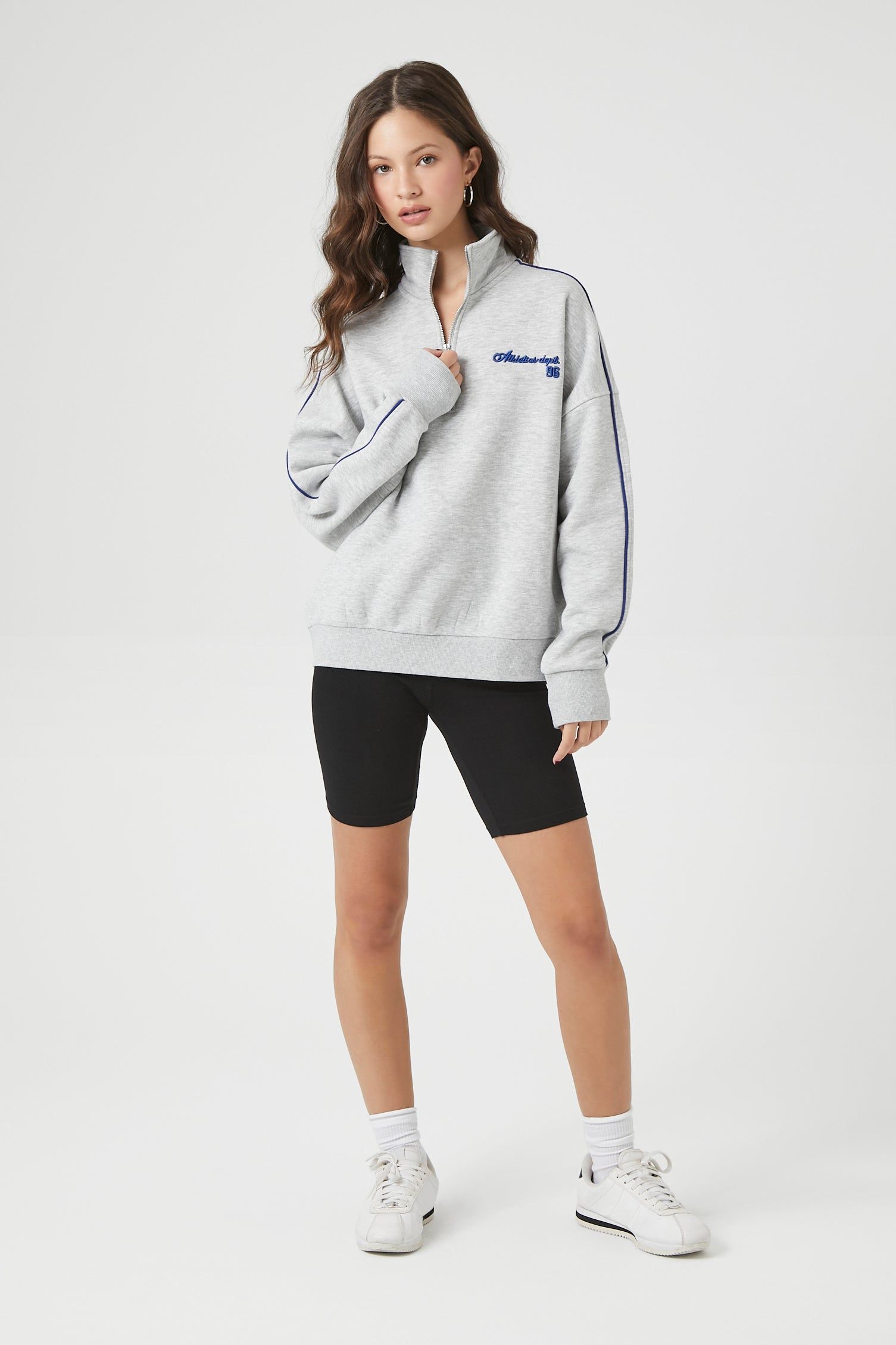 Chandail en molleton avec motif brodé Athletic Department sold by Urban Planet product image thumbnail 4