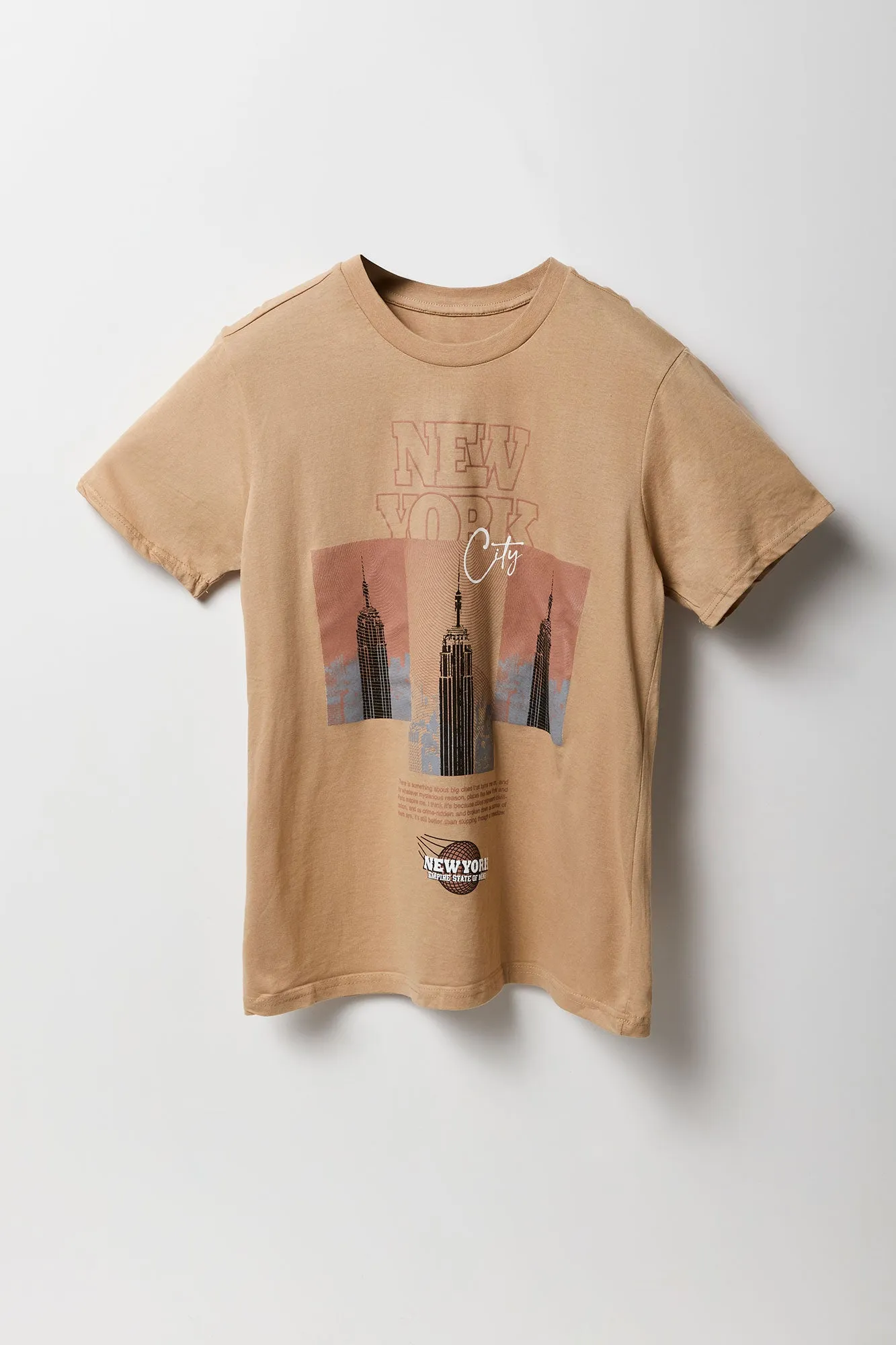 T-shirt à imprimé Empire State of Mind sold by Urban Planet product image thumbnail 4