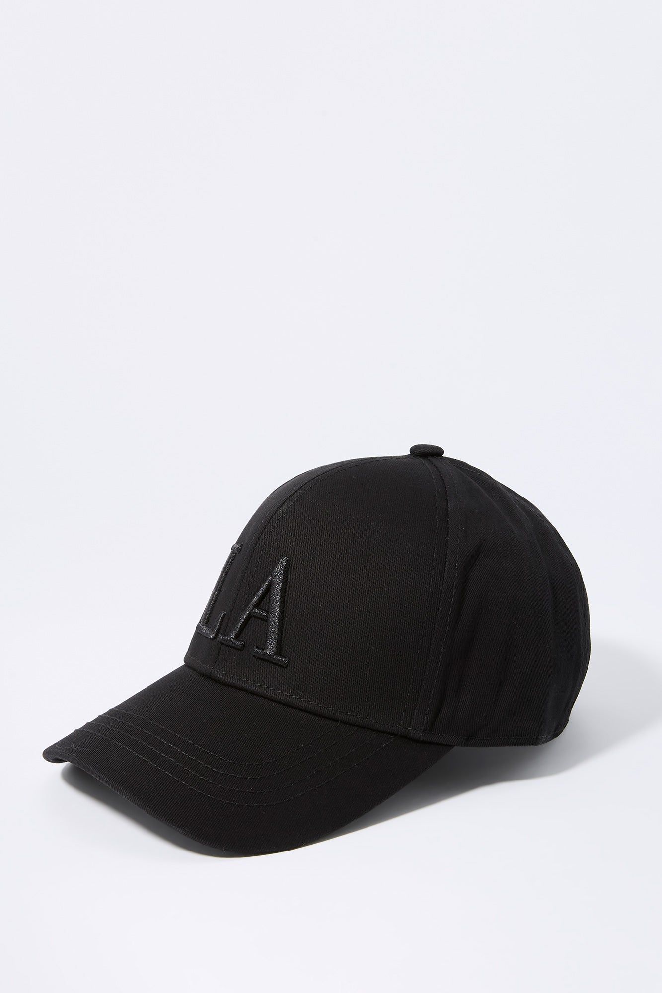 Black LA Embroidered Baseball Hat sold by Urban Planet product image thumbnail 2