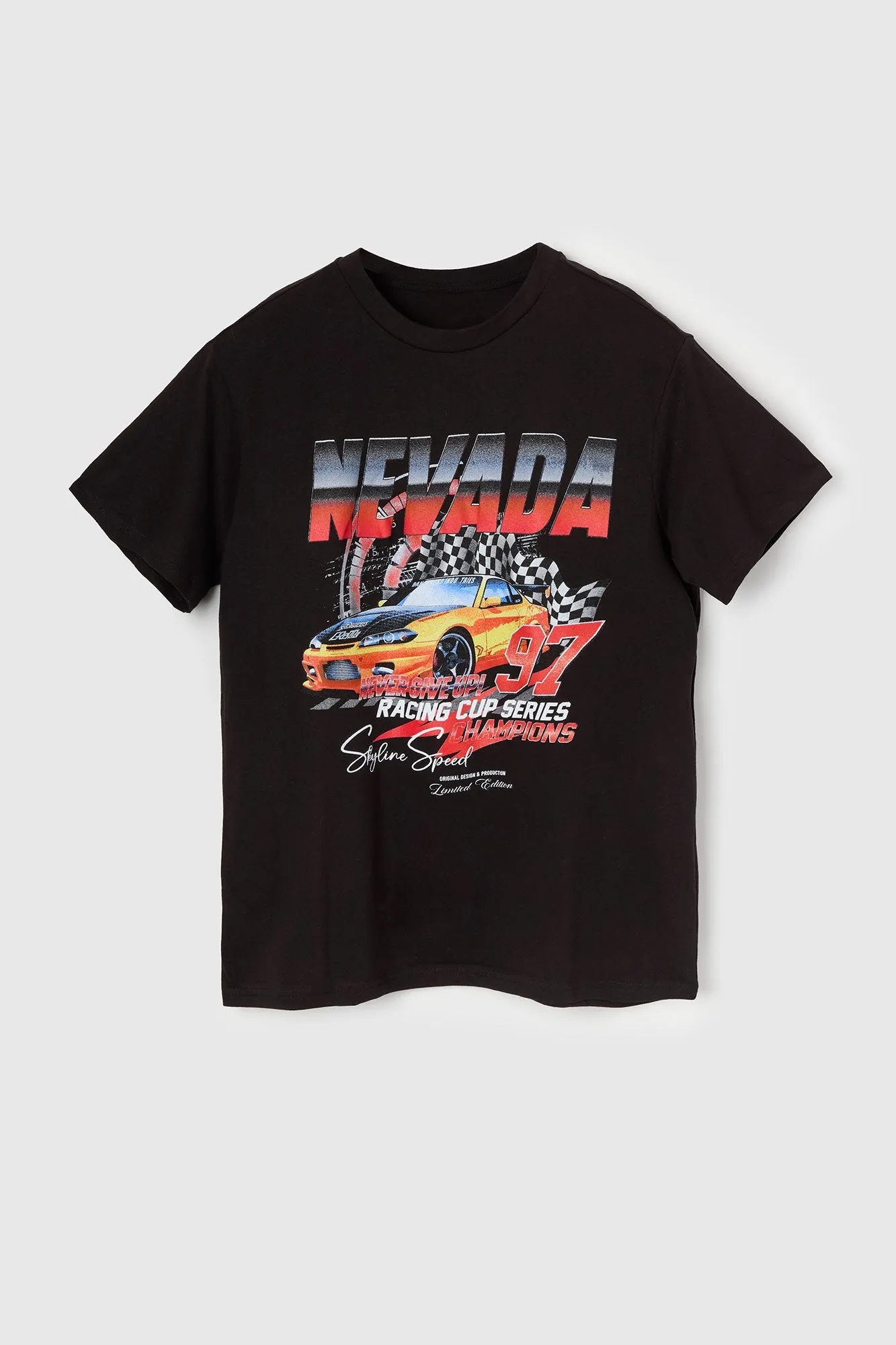 Nevada Racing Graphic T-Shirt sold by Urban Planet product image thumbnail 4