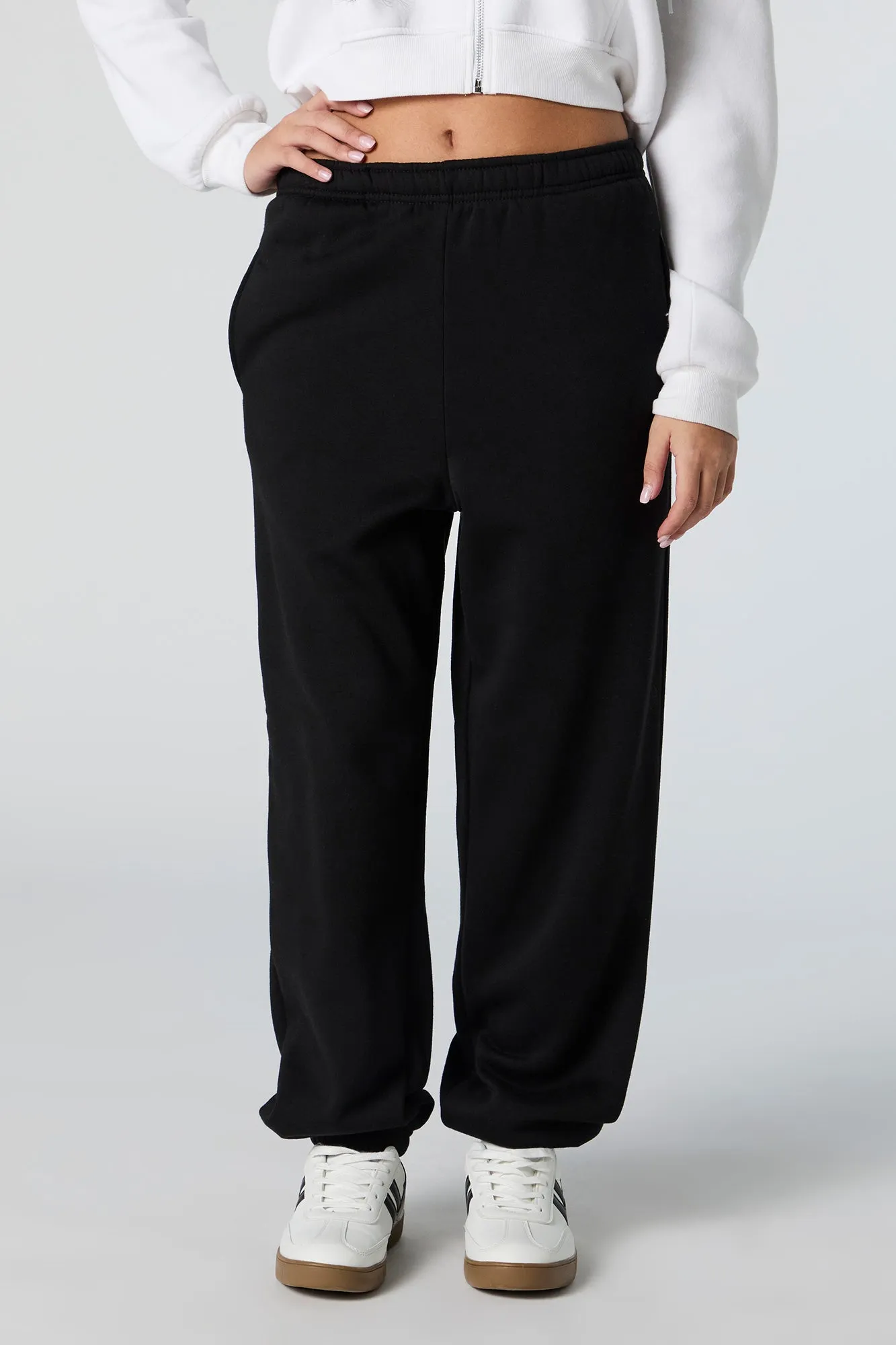 Jogger de coupe garçonne en molleton sold by Urban Planet product image thumbnail 2