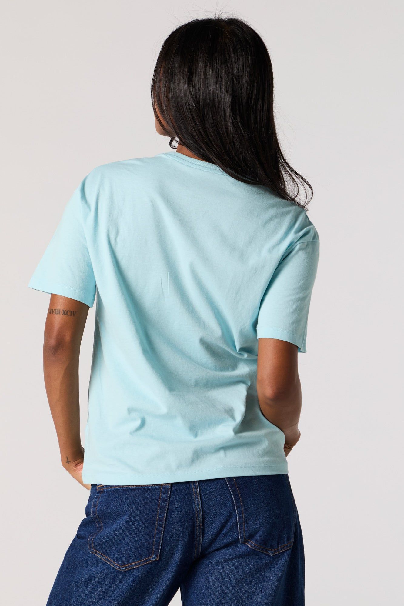 Stitch and Angel Graphic Boyfriend T-Shirt sold by Urban Planet product image thumbnail 4