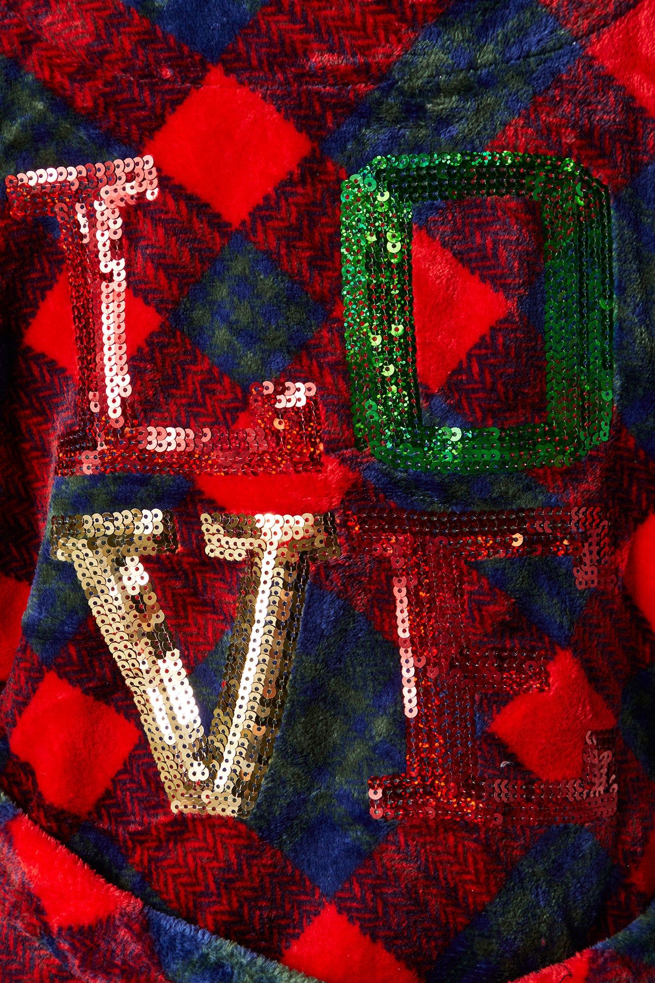 Plaid Print Plush Robe sold by Urban Planet product image thumbnail 5