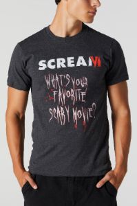 T-shirt à imprimé Scream sold by Urban Planet