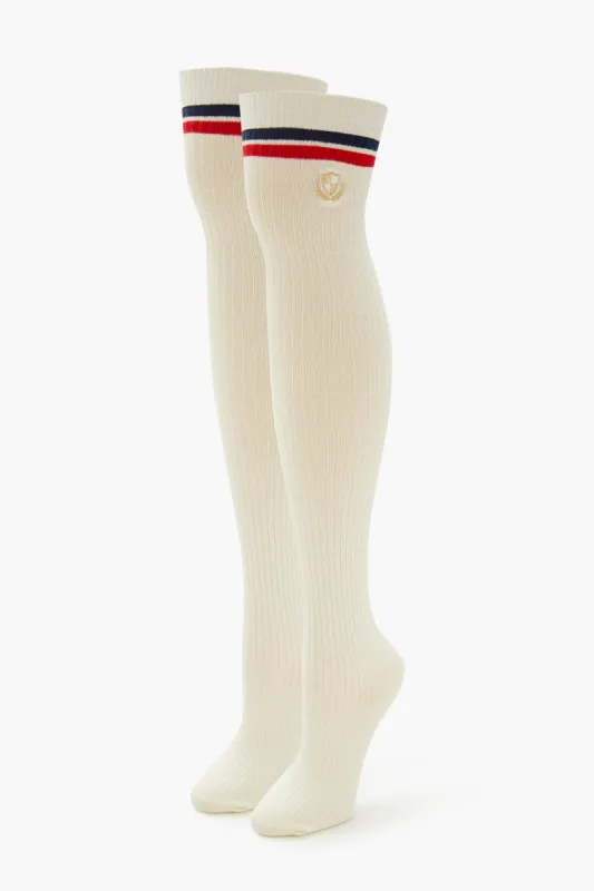 Striped Thigh High Socks sold by Urban Planet