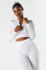 Sommer Ray Seamless Ribbed Zip-Up Active Top sold by Urban Planet