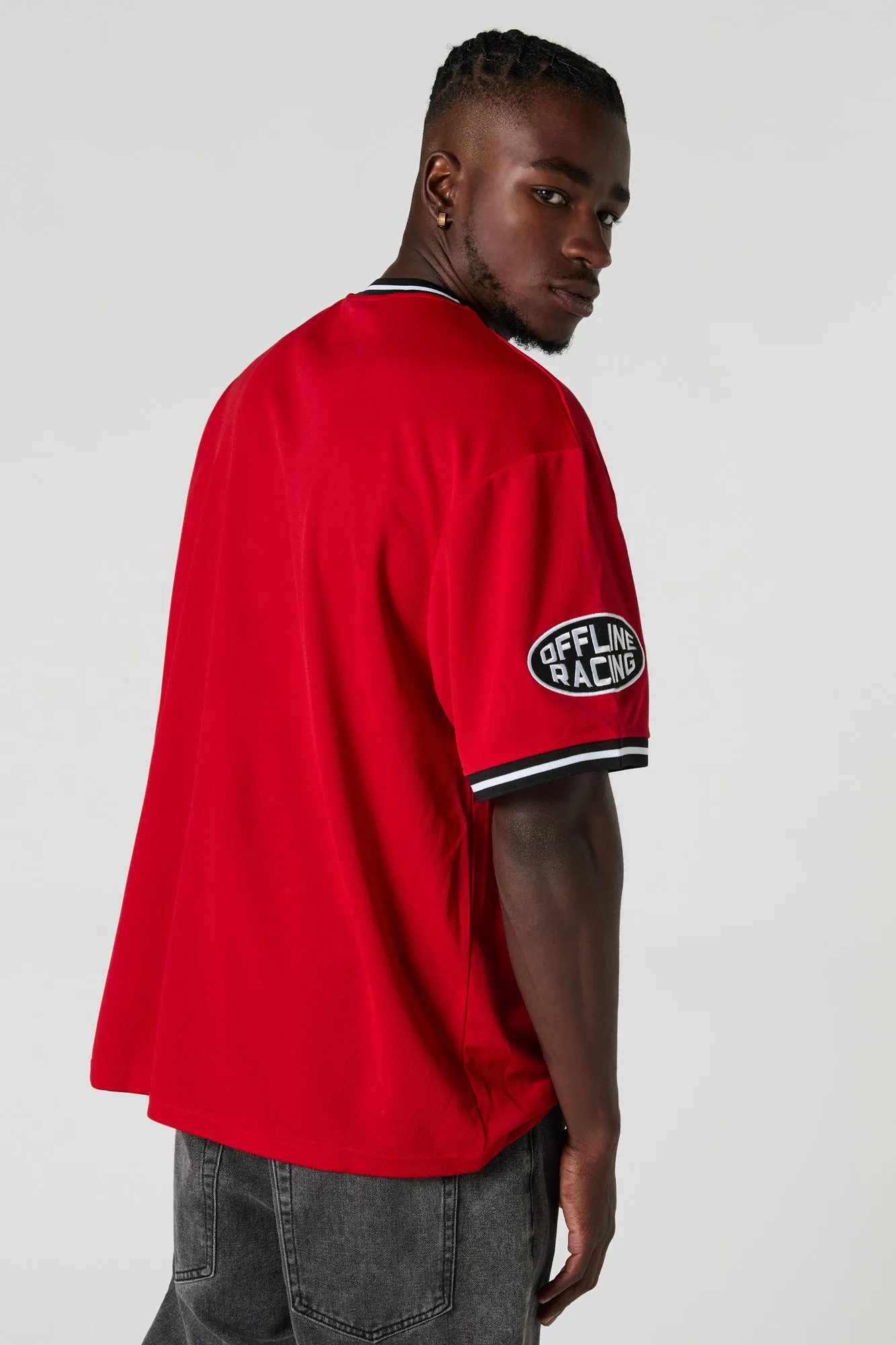 Jersey de baseball en filet à imprimé New York sold by Urban Planet product image thumbnail 2