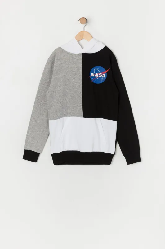 Boys NASA Colourblock Hoodie made by Urban Planet