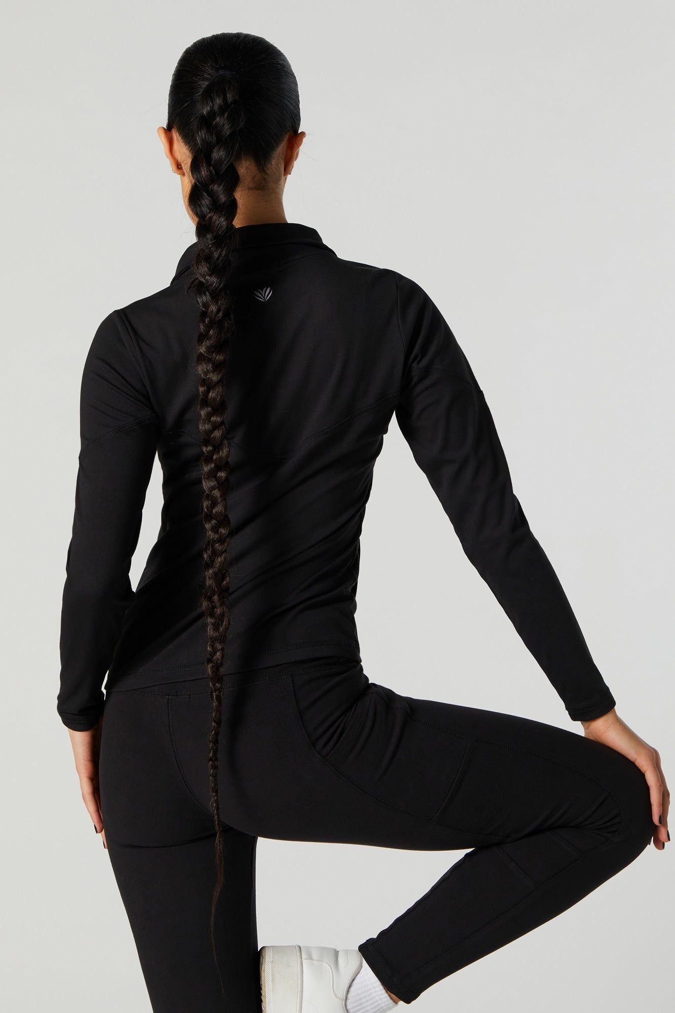 Haut Active à capuchon avec col cheminée et fermeture à glissière sold by Urban Planet product image thumbnail 5