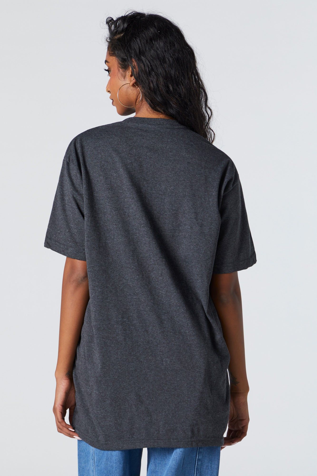 Garfield Grey Graphic Boyfriend T-Shirt sold by Urban Planet product image thumbnail 2