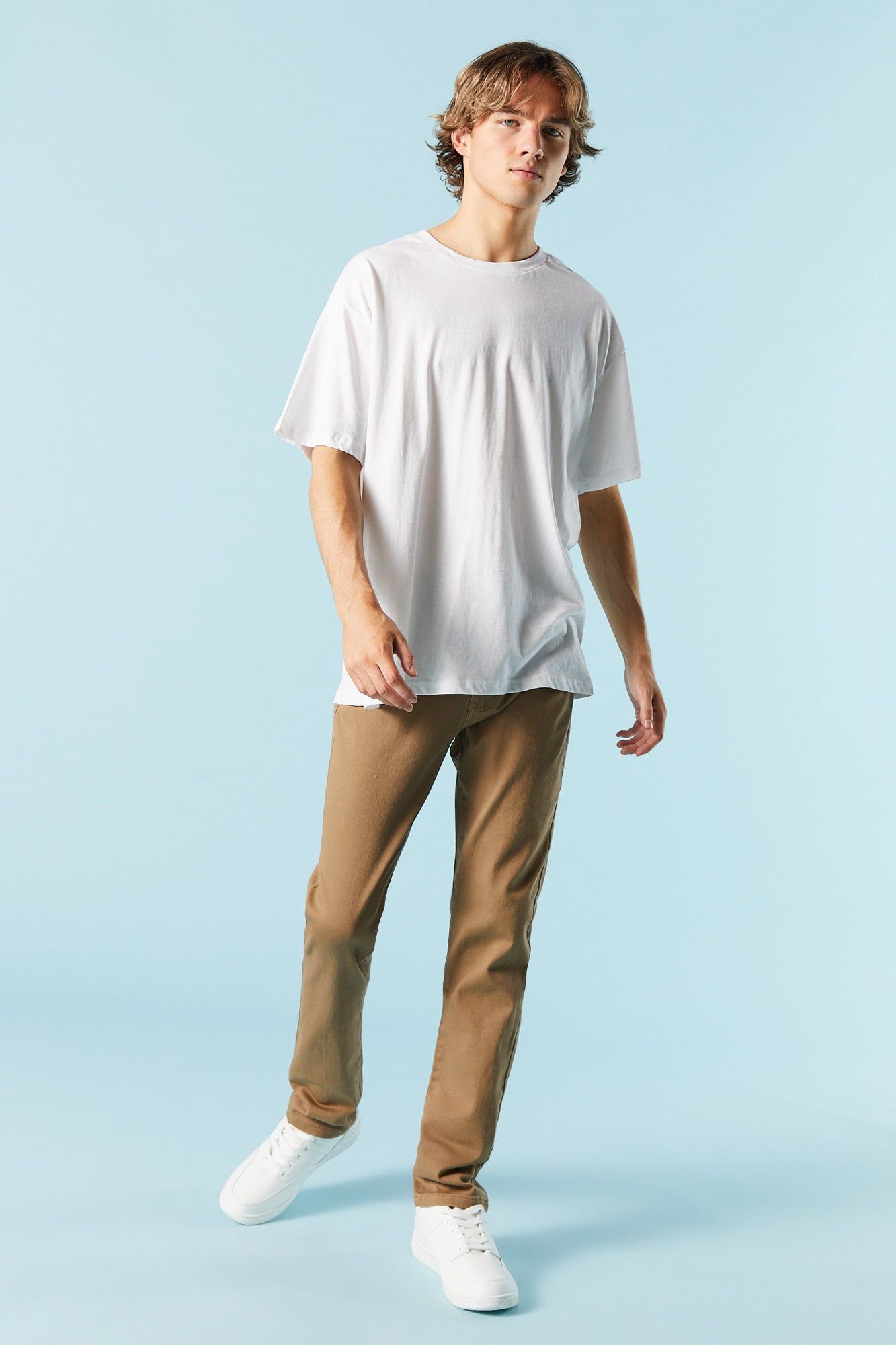 Tan Denim Slim Jean sold by Urban Planet product image thumbnail 2