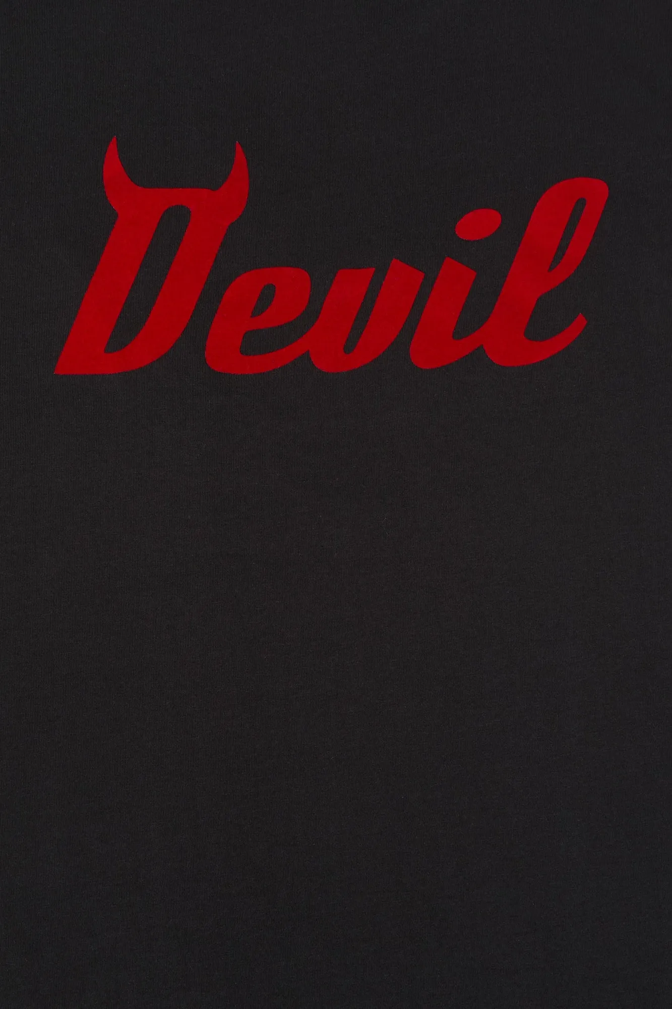 Angel Devil Embroidered T-Shirt sold by Urban Planet product image thumbnail 4