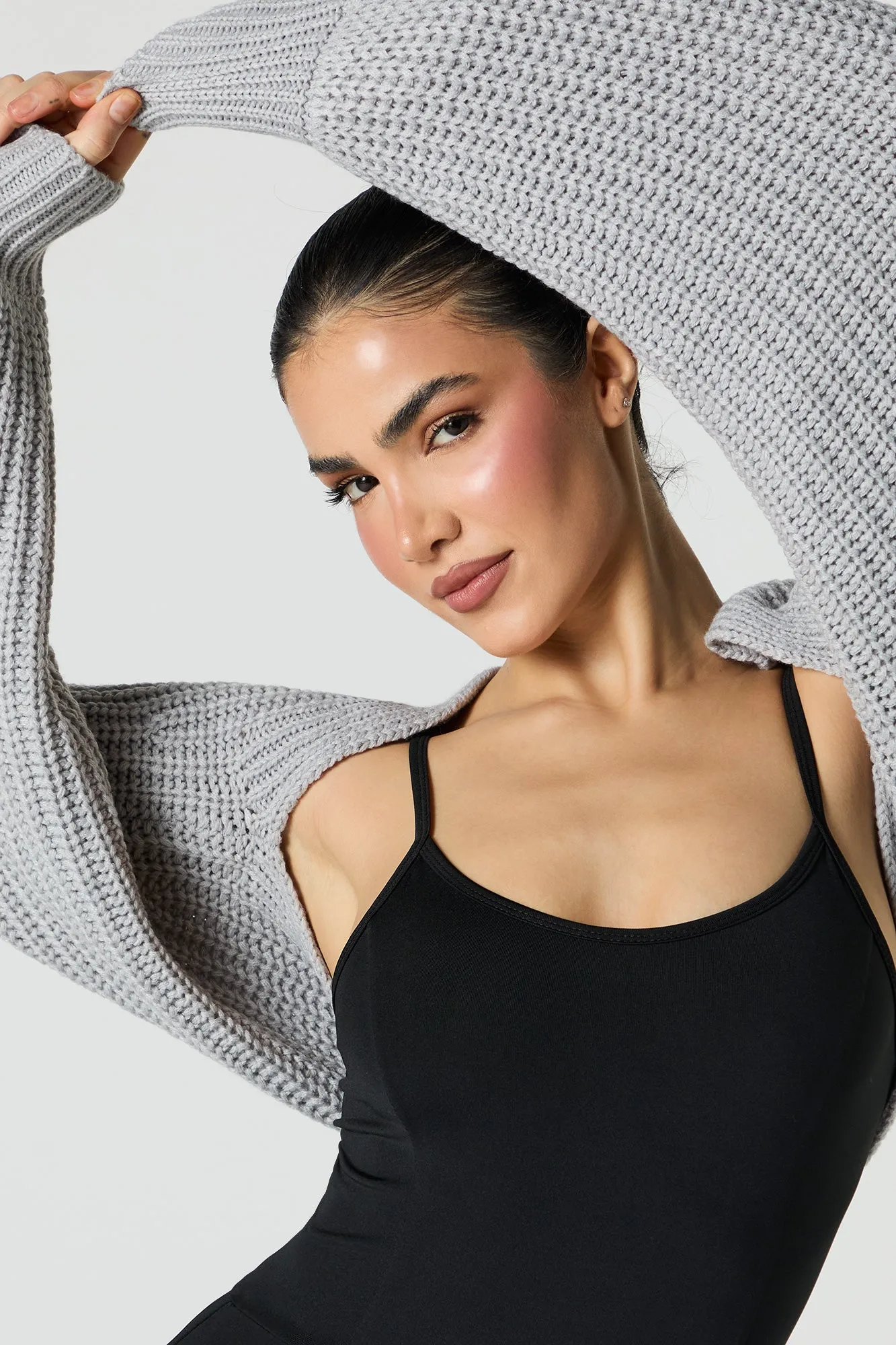 Veste courte en tricot côtelé sold by Urban Planet product image thumbnail 4