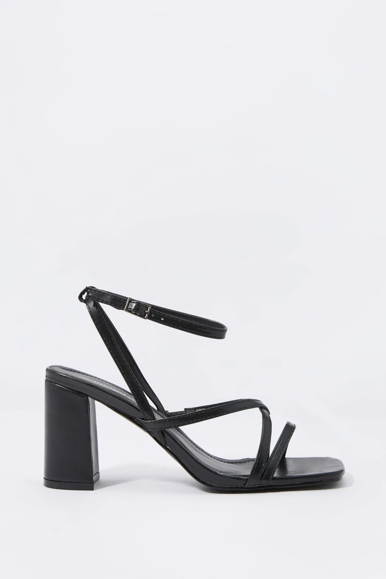 Faux Leather Open Toe Strappy Heel sold by Urban Planet product image thumbnail 5