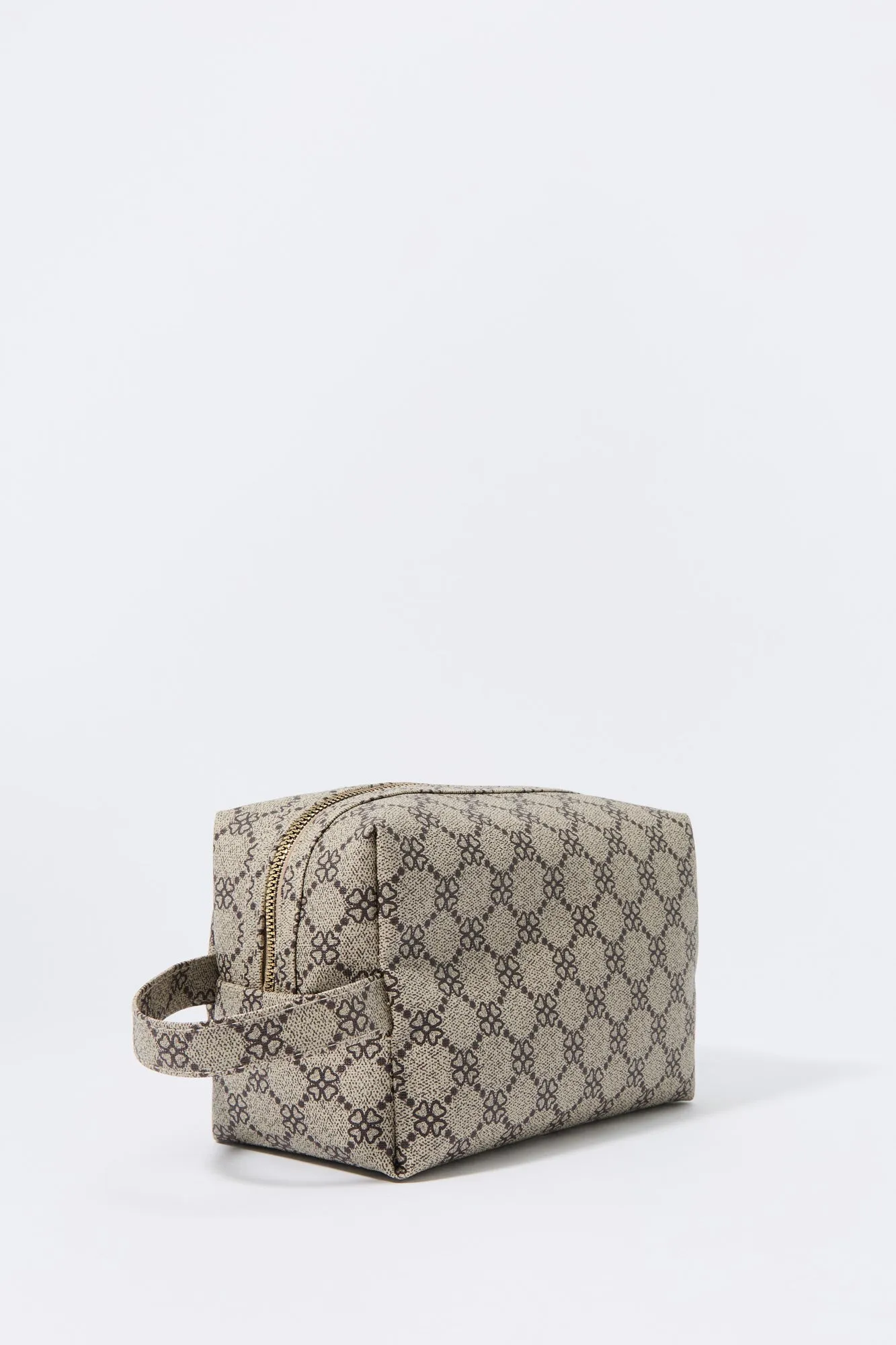 Textured Printed Print Makeup Bag sold by Urban Planet product image thumbnail 3