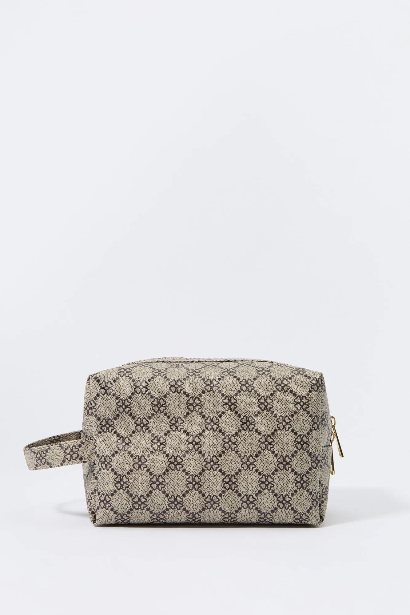 Textured Printed Print Makeup Bag sold by Urban Planet