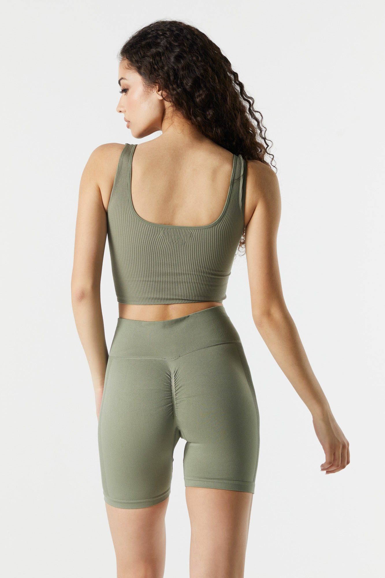 Débardeur côtelé à encolure carrée sold by Urban Planet product image thumbnail 2