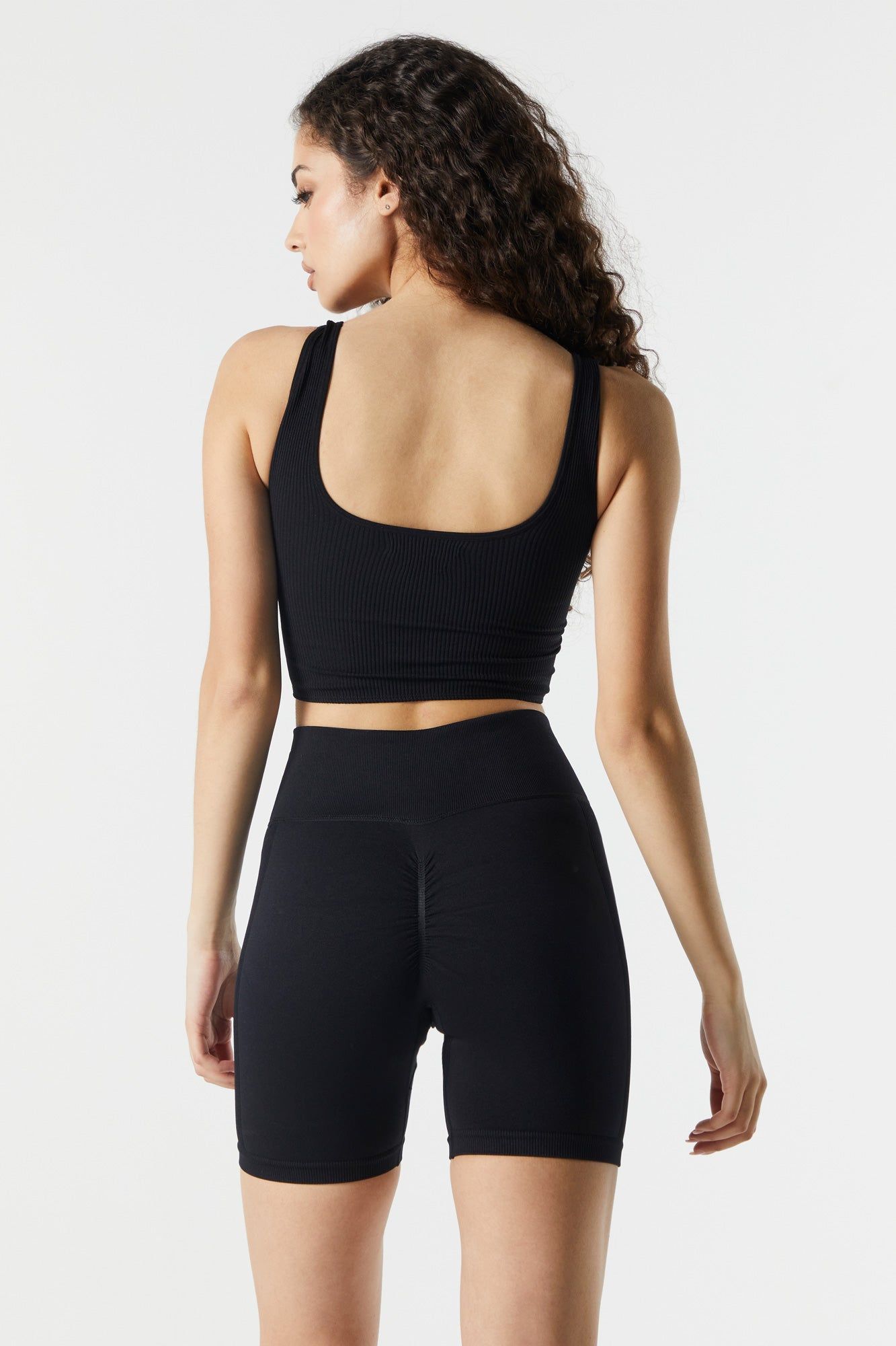 Débardeur côtelé à encolure carrée sold by Urban Planet product image thumbnail 5