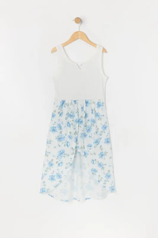 Combi-short fleuri pour fille sold by Urban Planet