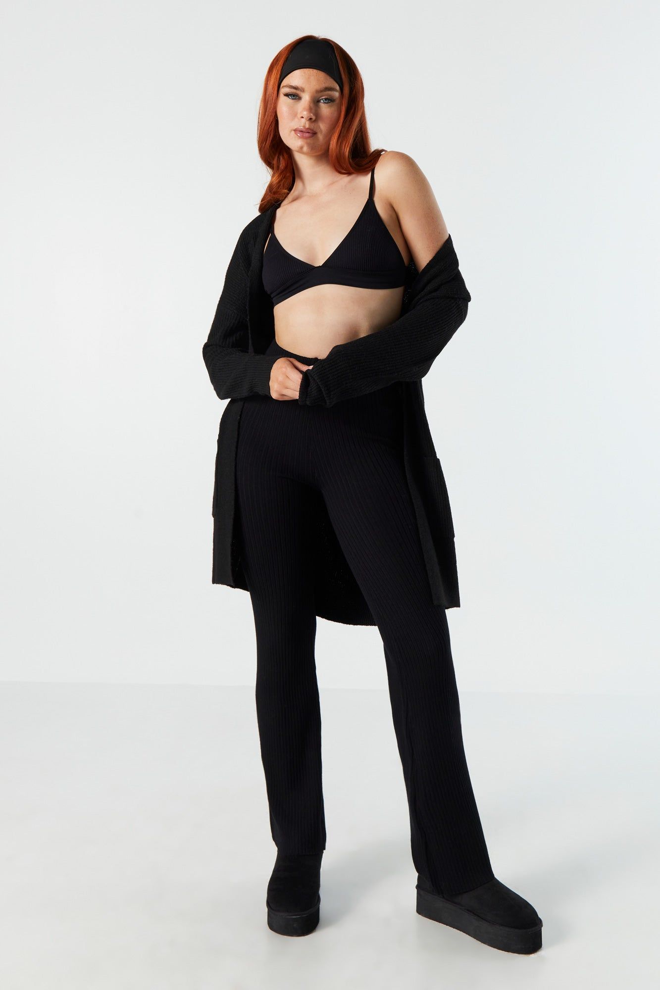 Cardigan ouvert en tricot sold by Urban Planet product image thumbnail 3