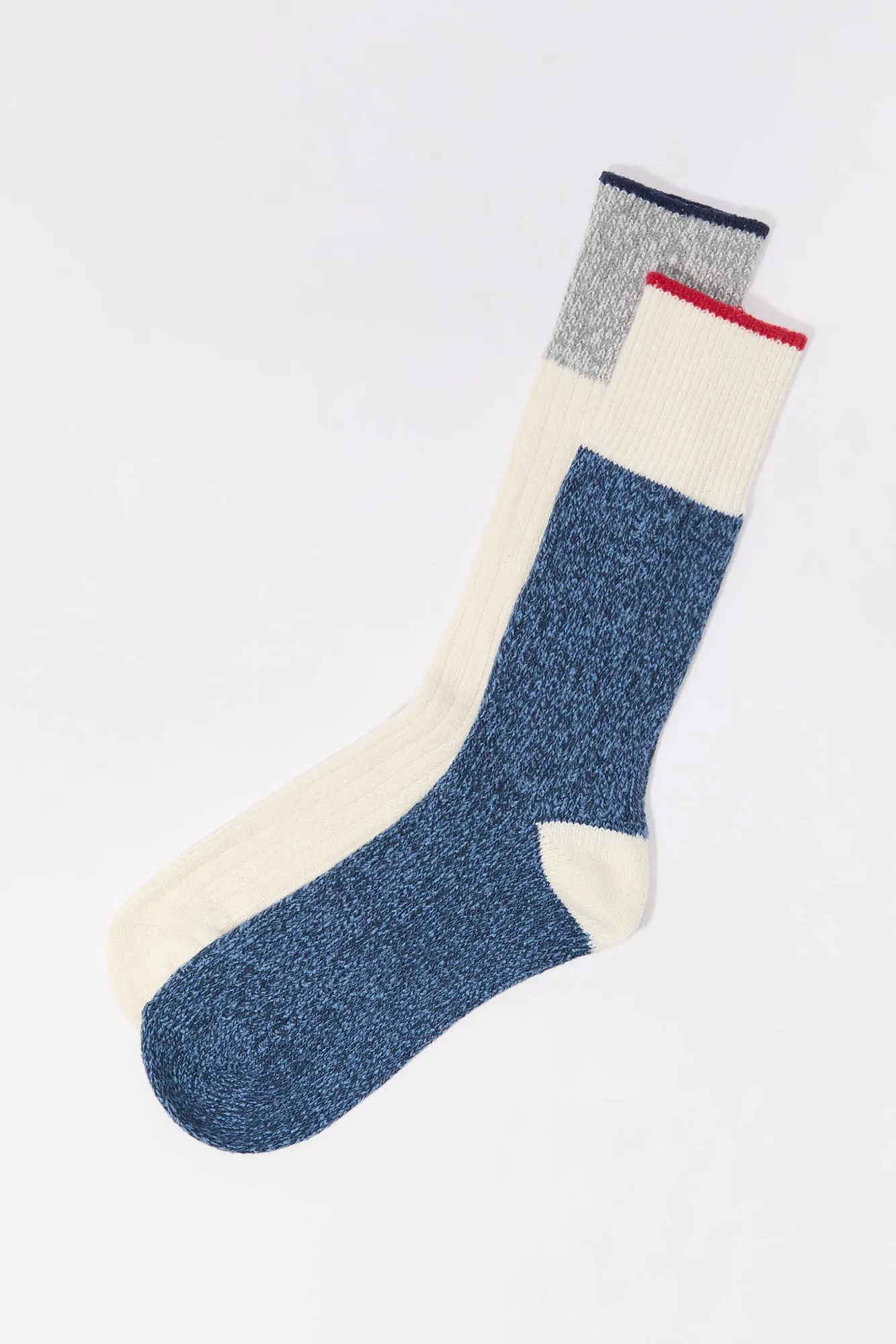 Ribbed Knit Crew Socks (2 Pack) sold by Urban Planet