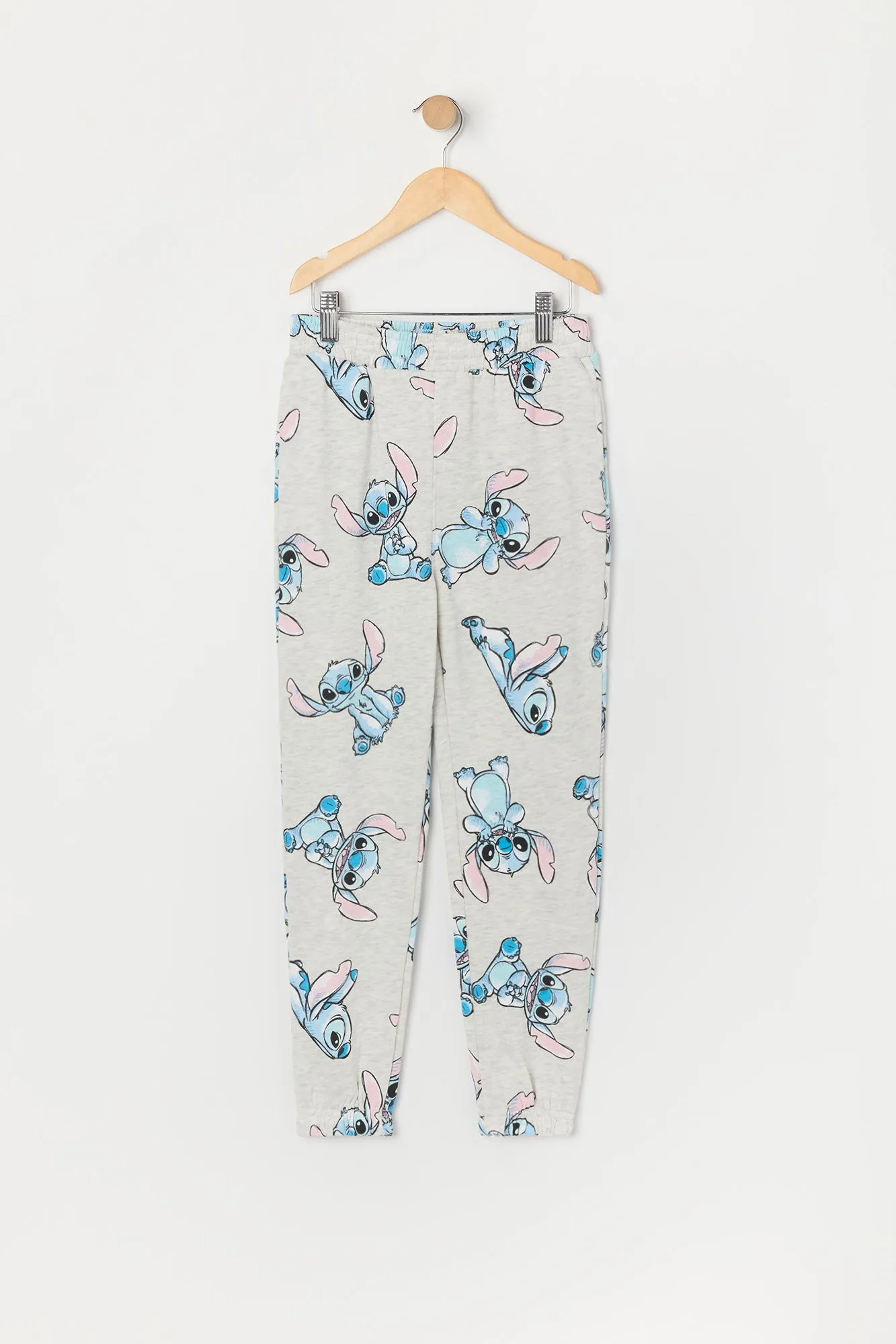 Girls Stitch Print Fleece Jogger sold by Urban Planet