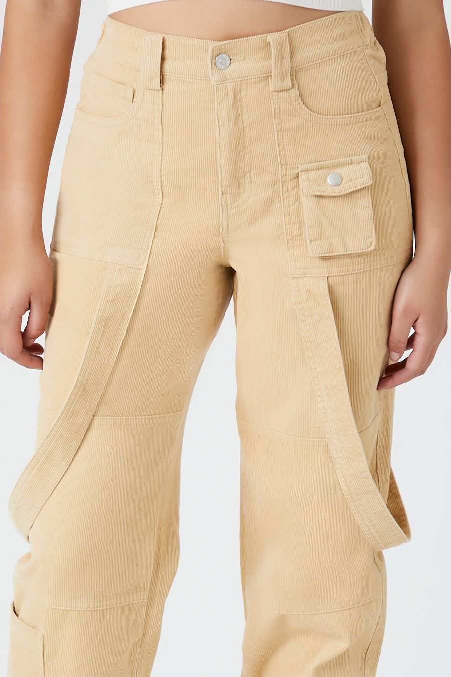 Pantalon de jogging cargo en velours côtelé avec poche à monnaie sold by Urban Planet product image thumbnail 5