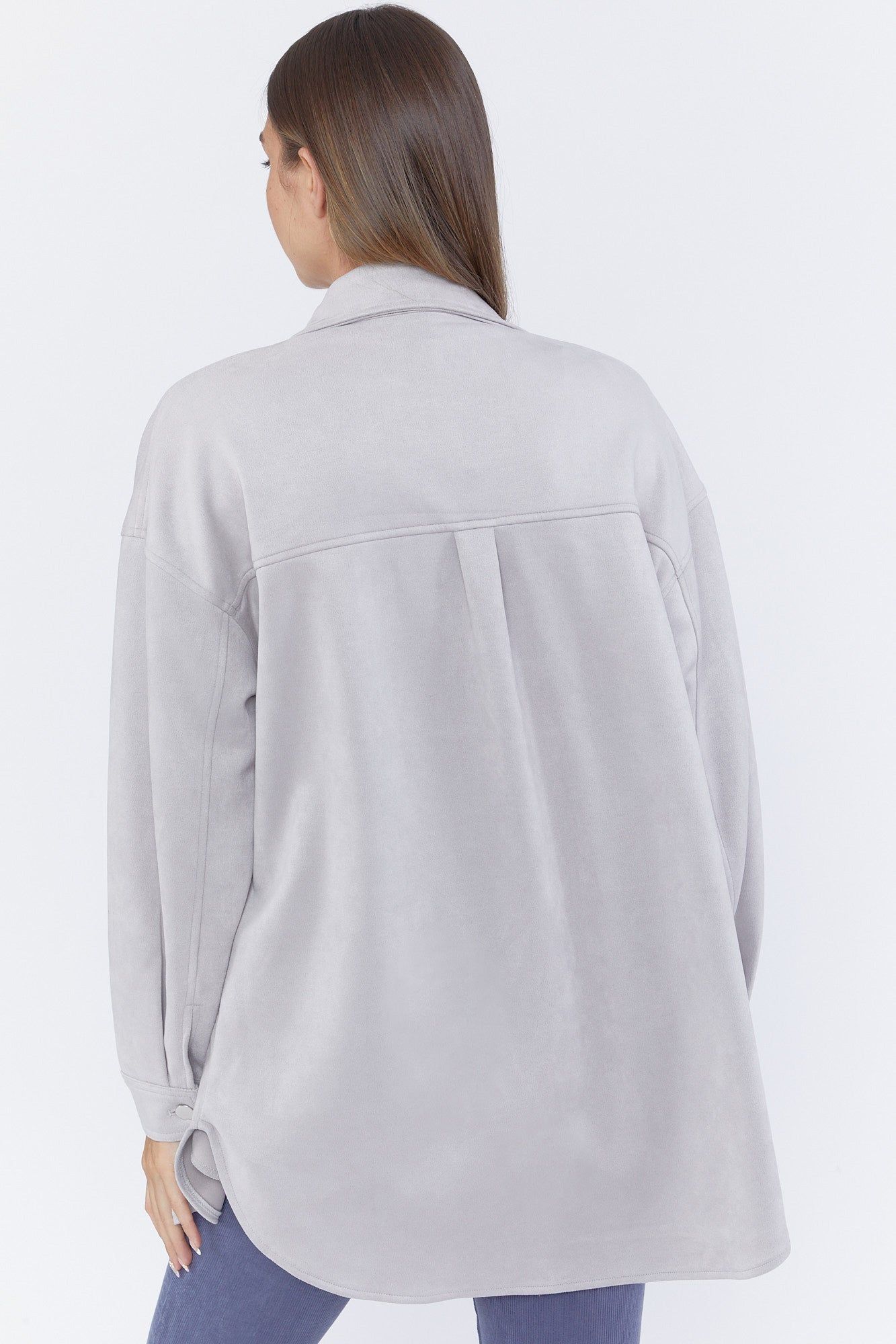 Blouson-chemisier boutonné en suède sold by Urban Planet product image thumbnail 3