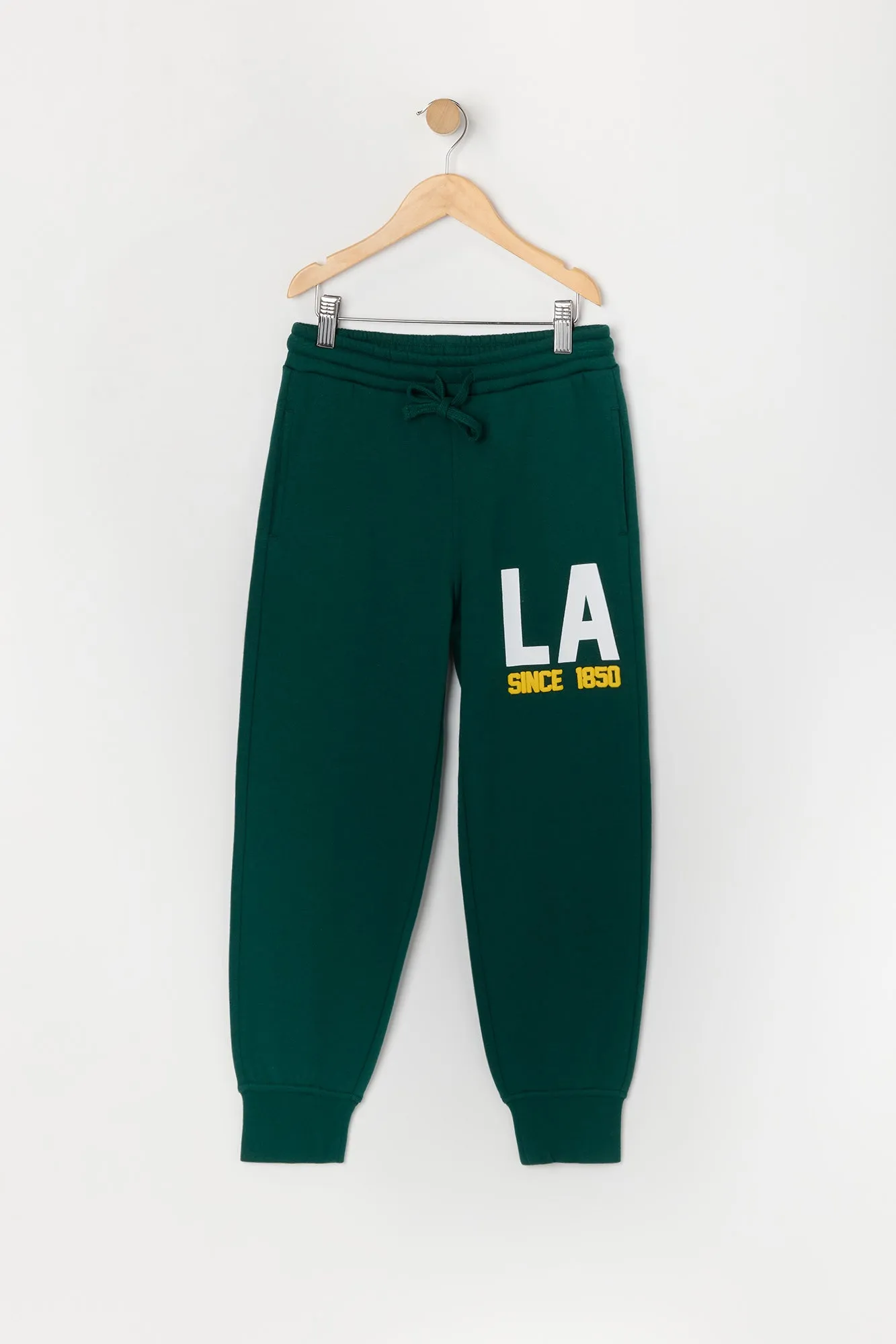 Boys Destination Graphic Fleece Jogger sold by Urban Planet product image thumbnail 5