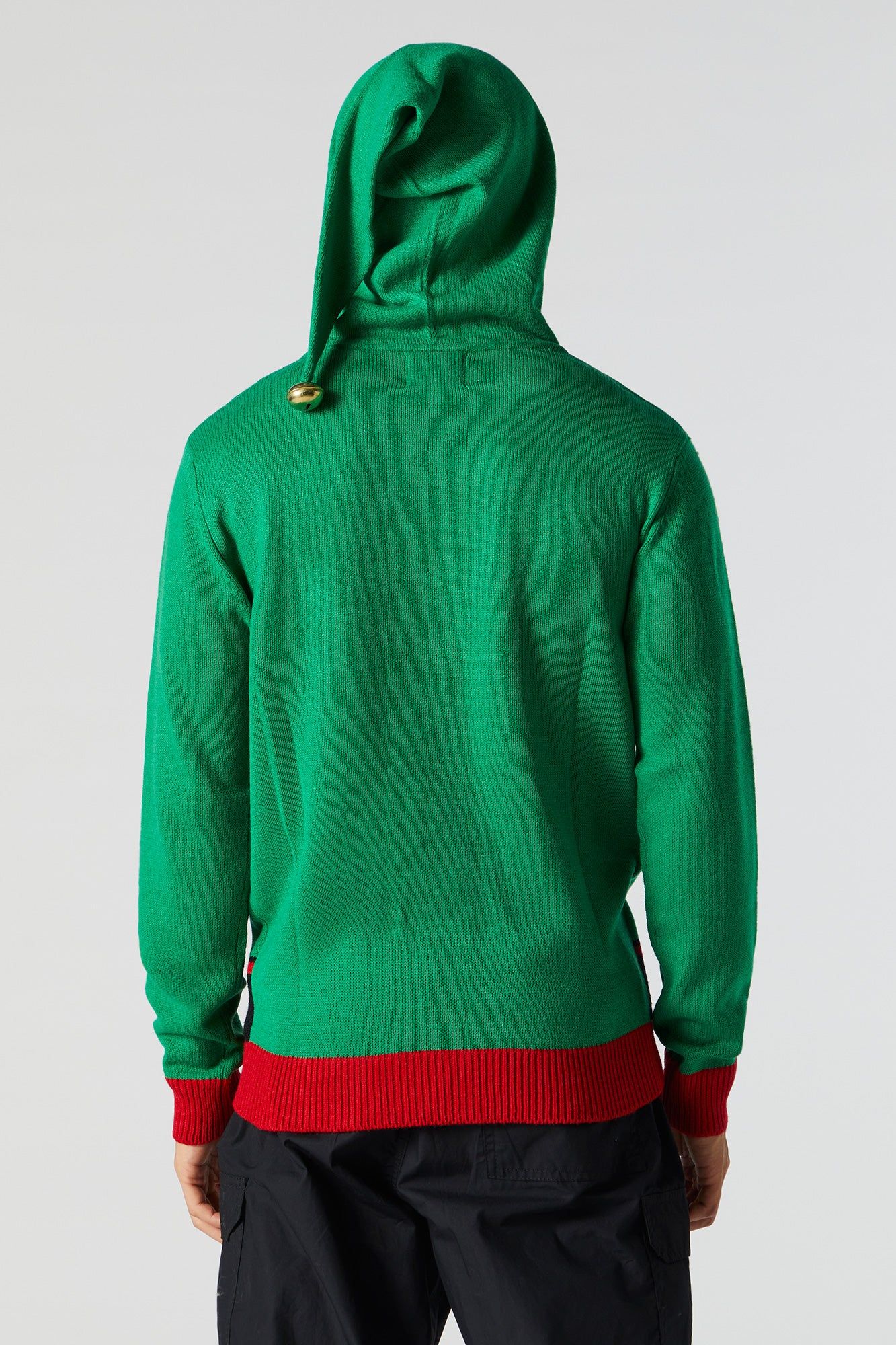 Elf Ugly Hooded Xmas Sweater sold by Urban Planet product image thumbnail 2