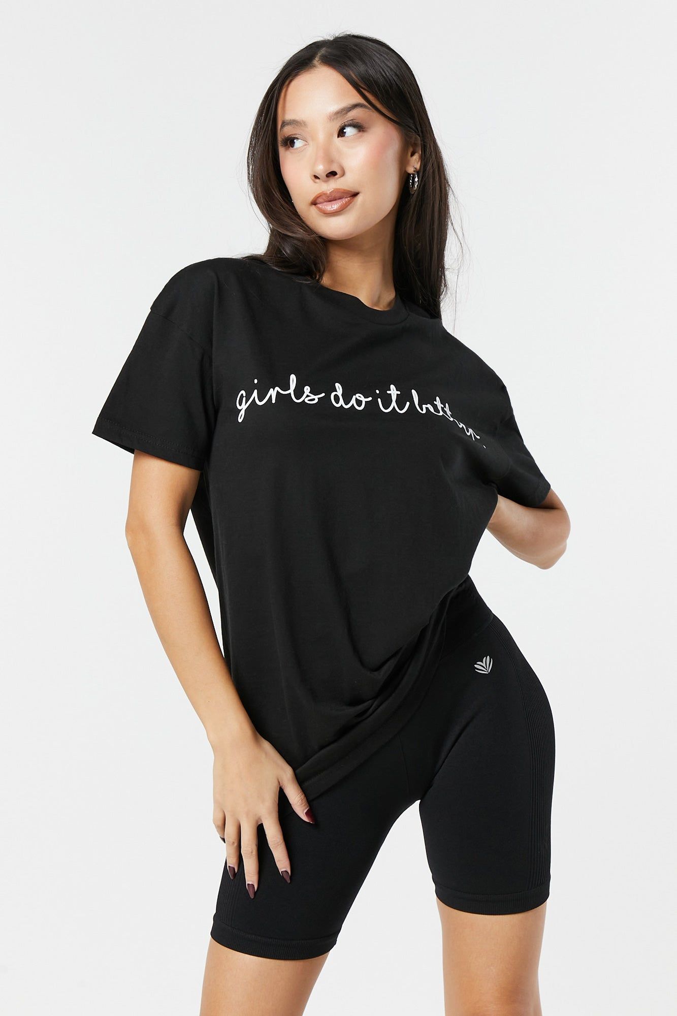 Girls Do It Better Graphic Boyfriend T-Shirt sold by Urban Planet