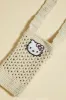 Sac à téléphone mobile crocheté à imprimé Hello Kitty sold by Urban Planet