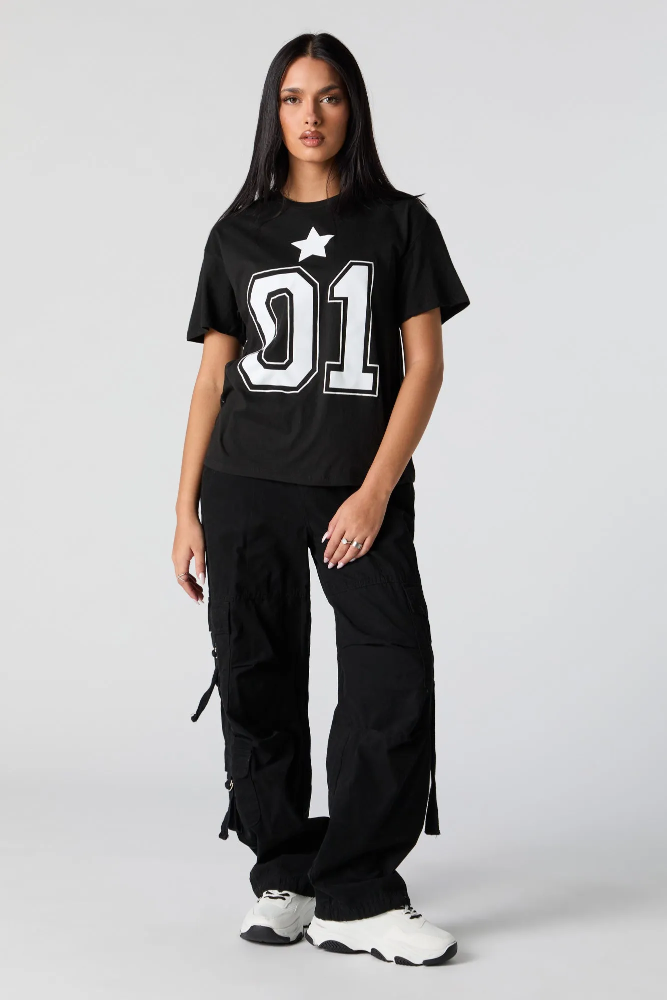 01 Graphic Boyfriend T-Shirt sold by Urban Planet product image thumbnail 3