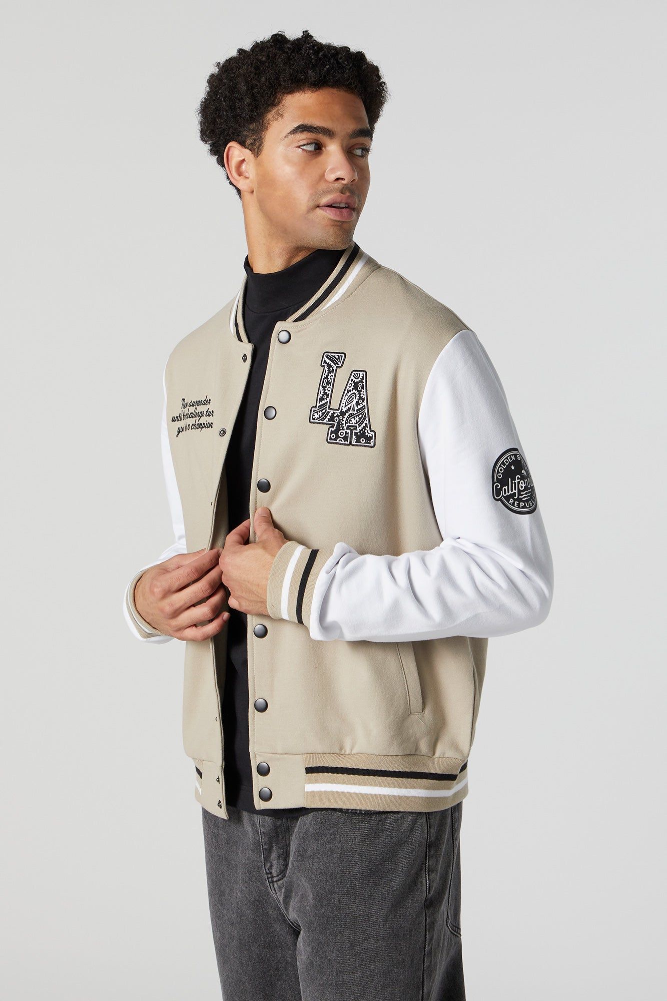 LA Varsity Jacket sold by Urban Planet