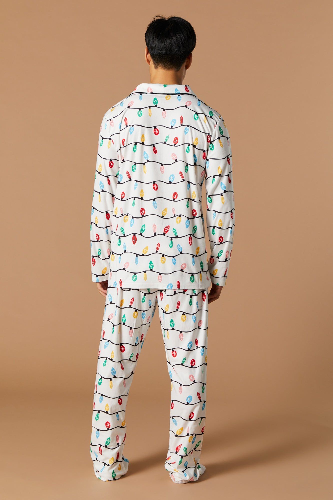 Fammy Jammies Xmas Lights Flannel 2 Piece Pajama Set sold by Urban Planet product image thumbnail 5