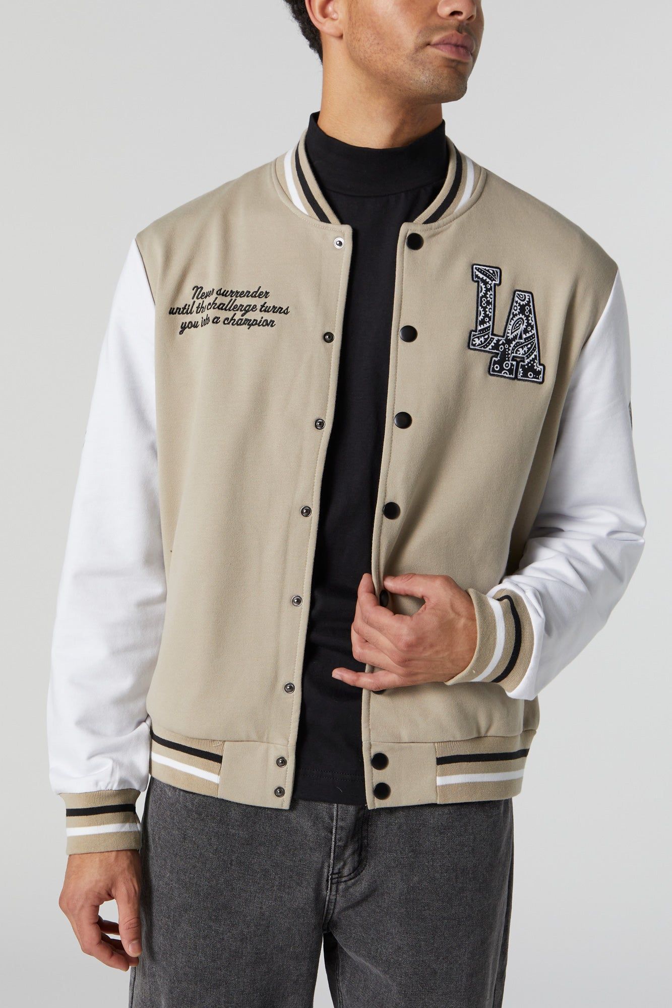 LA Varsity Jacket sold by Urban Planet product image thumbnail 4