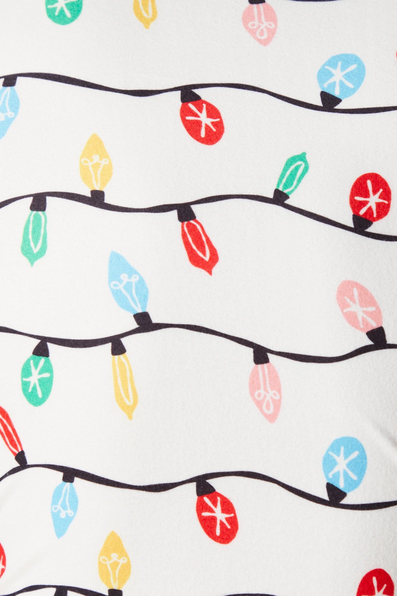 Fammy Jammies Xmas Lights Flannel 2 Piece Pajama Set sold by Urban Planet product image thumbnail 7