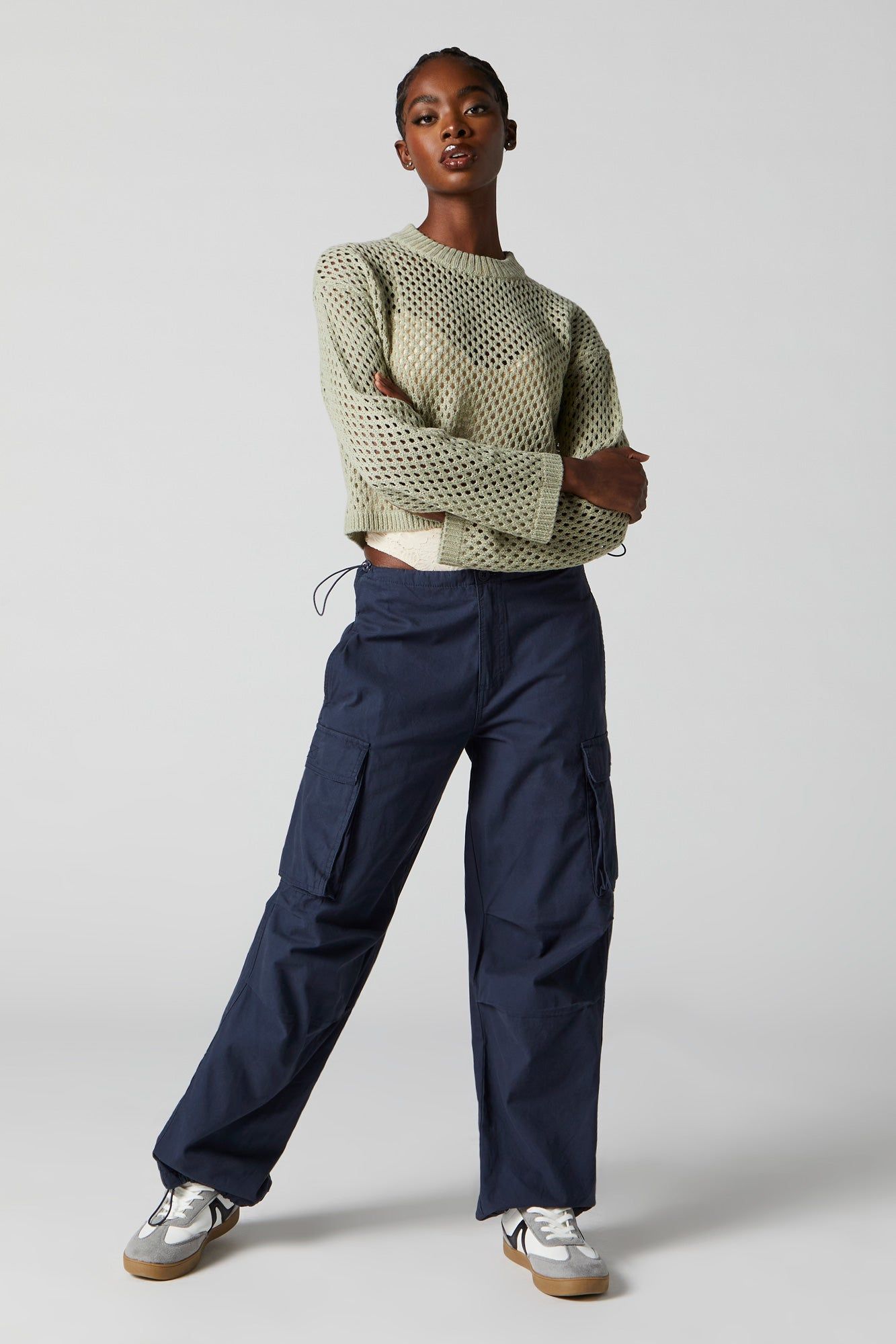 Chandail en tricot ajouré sold by Urban Planet product image thumbnail 3