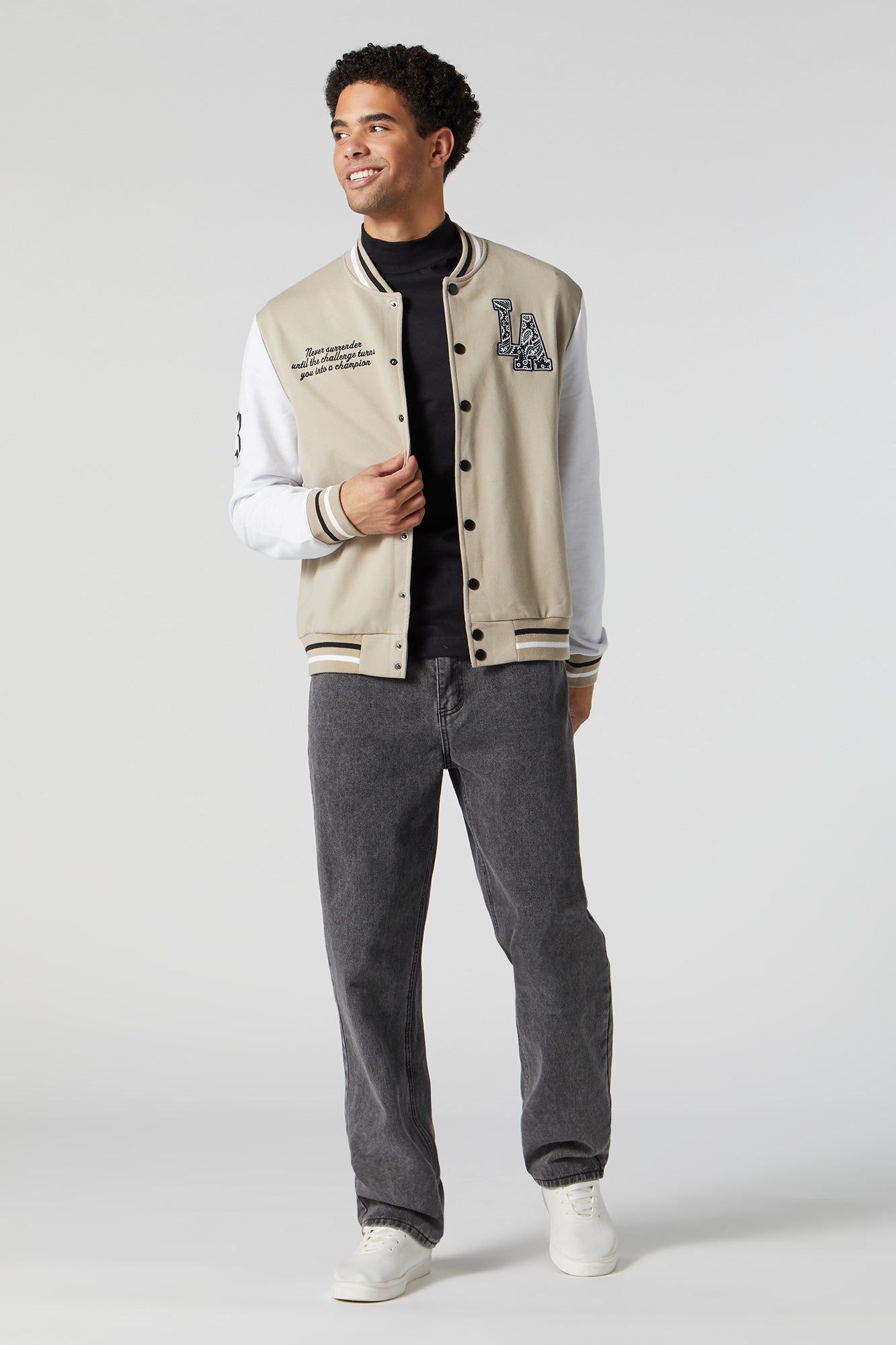 LA Varsity Jacket sold by Urban Planet product image thumbnail 3