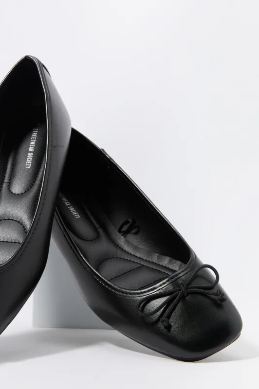Square Toe Ballet Flat sold by Urban Planet