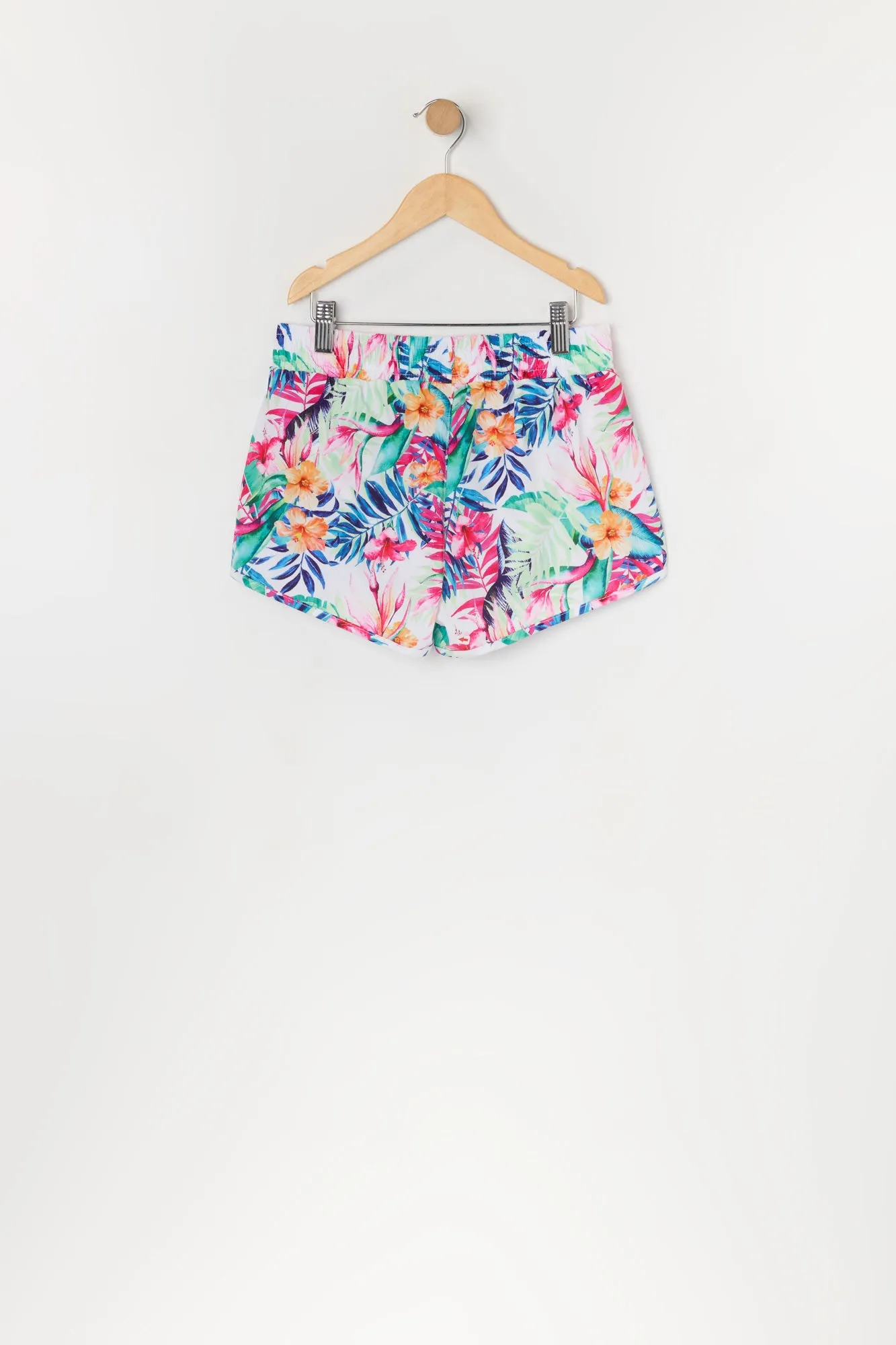 Short de baignade avec motif hawaïen pour fille sold by Urban Planet product image thumbnail 2