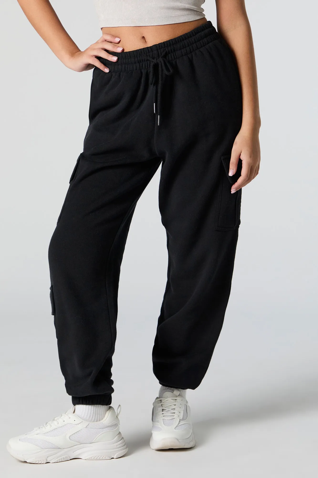 Soft Fleece Cargo Jogger sold by Urban Planet product image thumbnail 2