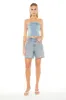 Haut tubulaire boutonné en denim sold by Urban Planet