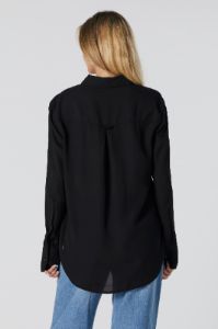 Long Sleeve Button-Up Top sold by Urban Planet